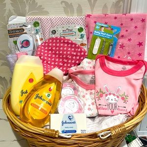 Baby girl welcome package